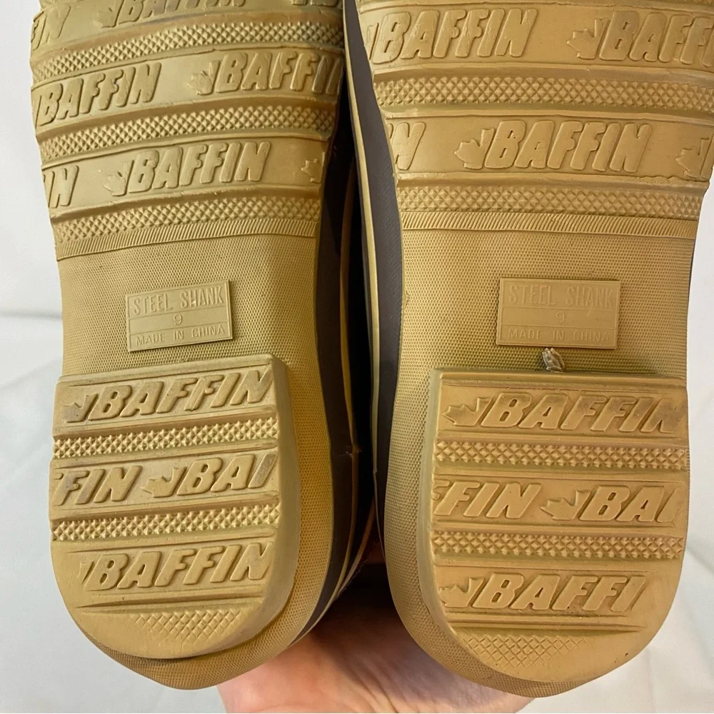 BAFFIN Women’s Size 9 Shoes Boots Lynx Waterproof Steel Shank Winter Rain SlipOn